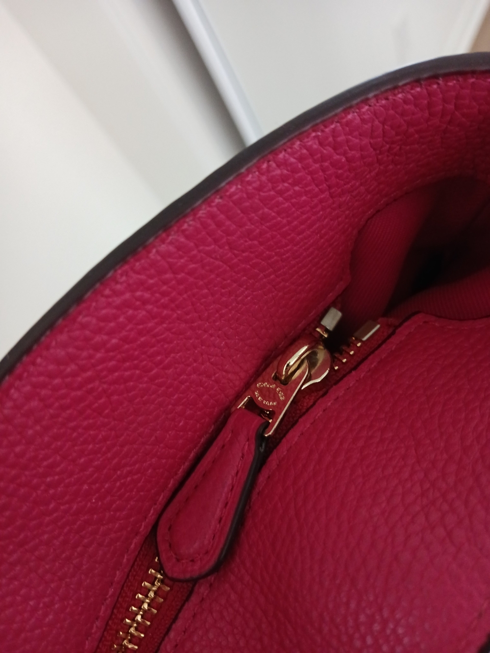 Coach Sophia Tote in Polished Pebble Leather - Style 36600 - Picture 8 of 10